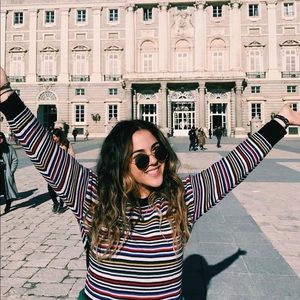 Women’s long sleeve multi color knit